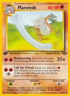 Marowak card in English