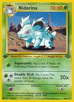 Nidorina card in English