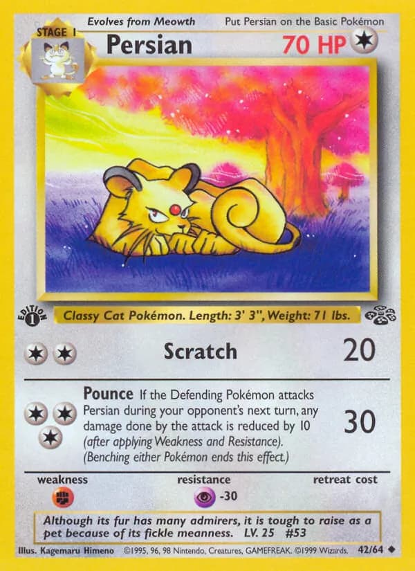 Persian card in English