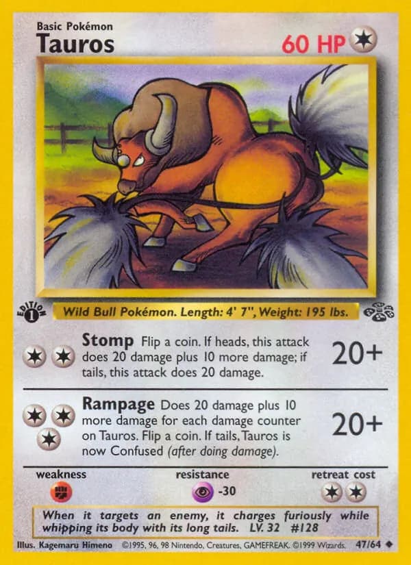 Tauros card in English