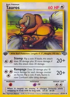 Tauros card in English