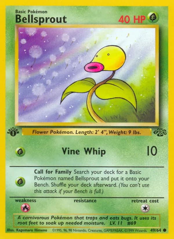 Bellsprout card in English