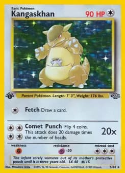 Kangaskhan card in English