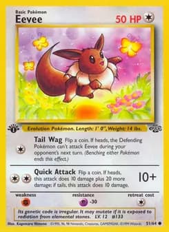 Eevee card in English