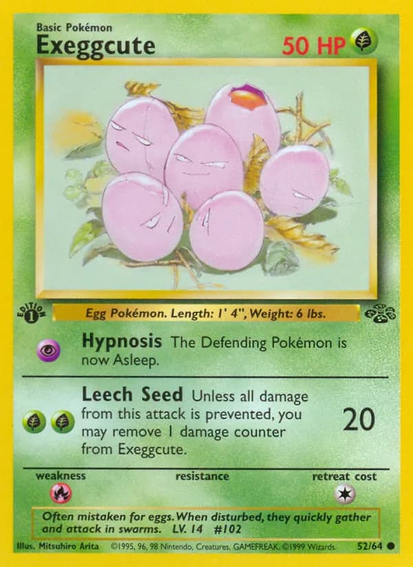 Exeggcute card in English