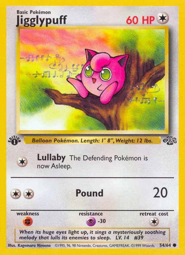 Jigglypuff card in English