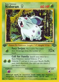Nidoran♀ card in English