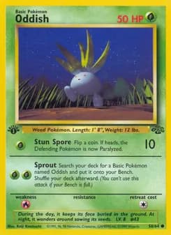 Oddish card in English