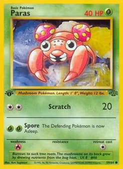 Paras card in English