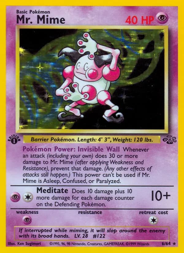 Mr. Mime card in English