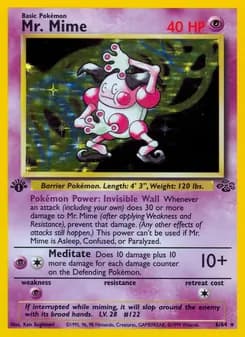 Mr. Mime card in English