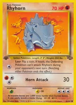 Rhyhorn card in English