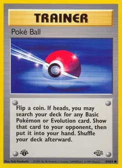 Poké Ball card in English