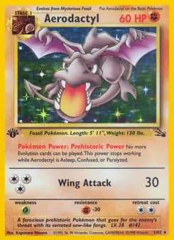 Aerodactyl card in English