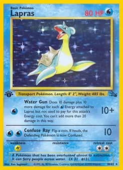 Lapras card in English