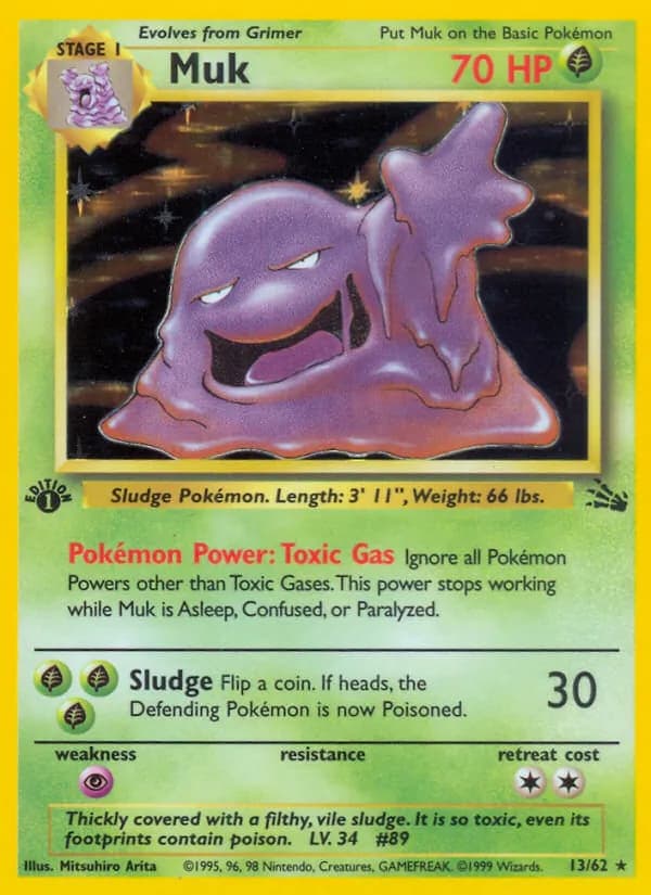 Muk card in English