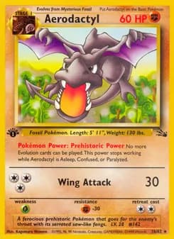 Aerodactyl card in English