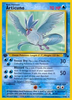Articuno card in English