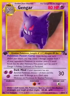 Gengar card in English