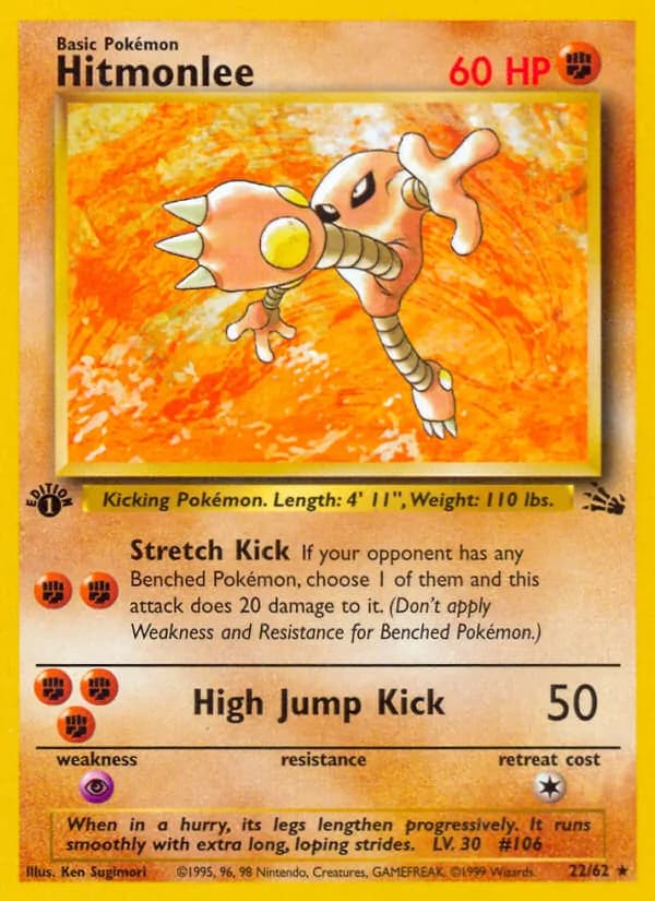 Hitmonlee card in English