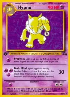 Hypno card in English