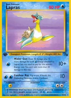 Lapras card in English