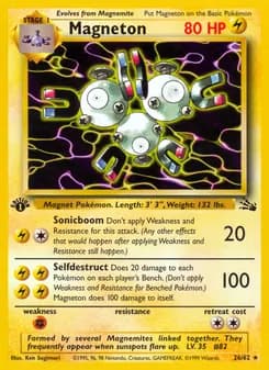 Magneton card in English