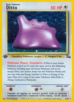 Ditto card in English
