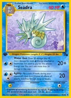 Seadra card in English