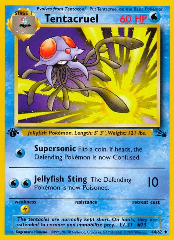 Tentacruel card in English