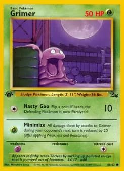 Grimer card in English