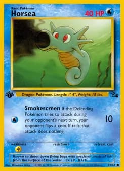 Horsea card in English