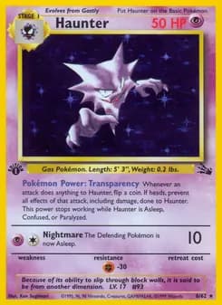 Haunter card in English