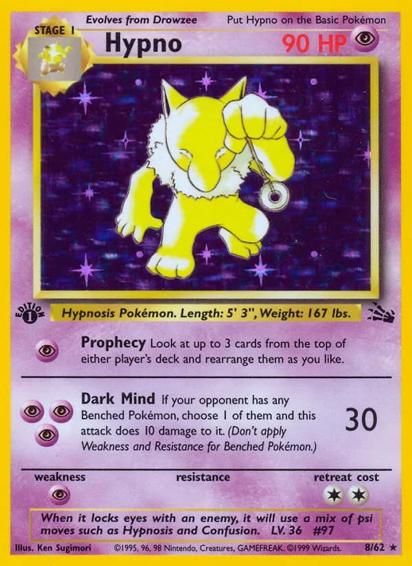 Hypno card in English