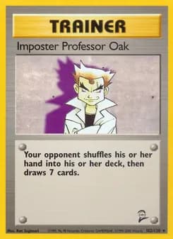 Impostor Professor Oak card in English