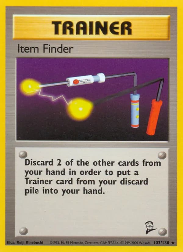 Item Finder card in English