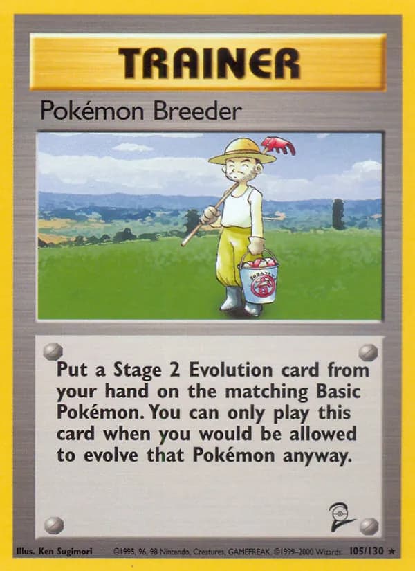 Pokémon Breeder card in English