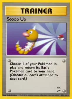 Scoop Up card in English
