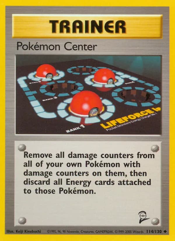 Pokémon Center card in English