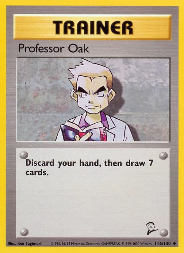 Professor Oak card in English