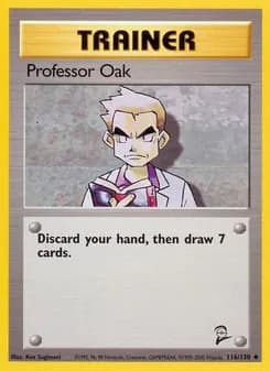 Professor Oak card in English