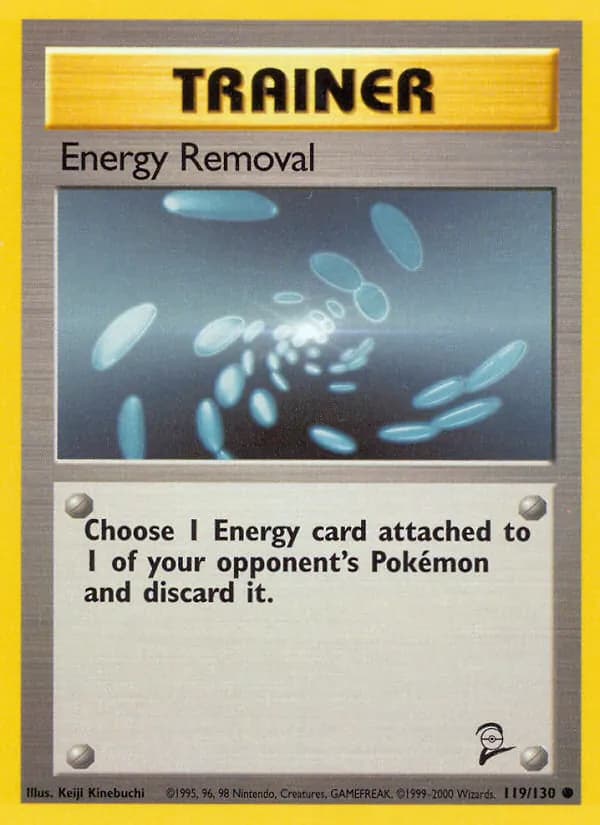 Energy Removal card in English
