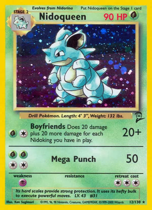 Nidoqueen card in English