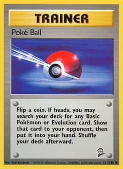 Poké Ball card in English