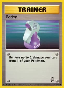 Potion card in English