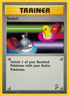 Switch card in English