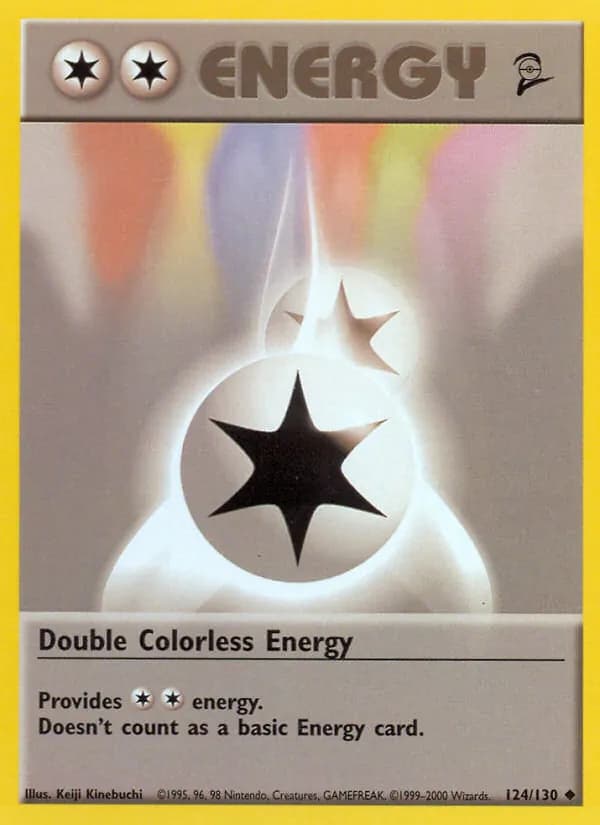 Double Colorless Energy card in English