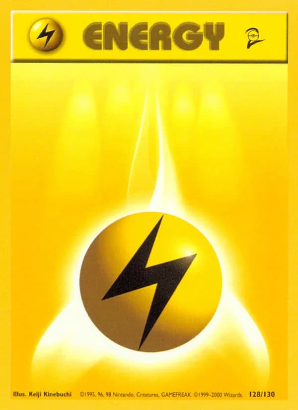 Lightning Energy card in English