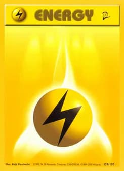 Lightning Energy card in English