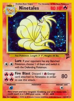 Ninetales card in English
